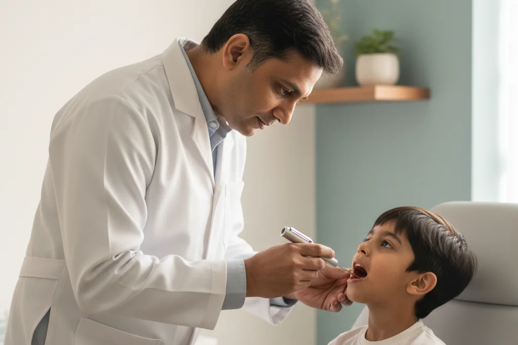 Tonsil Surgery for Children — When Is It Really Necessary? — THANC Hospital Chennai