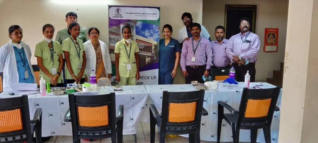 THANC team at Arihant school health screening camp