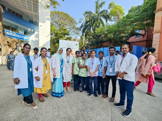 THANC medical team after completing school health camp