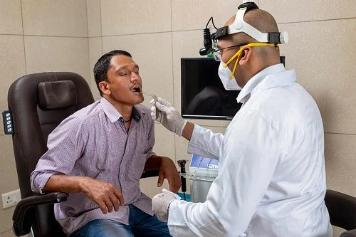 ENT examination room at THANC Hospital