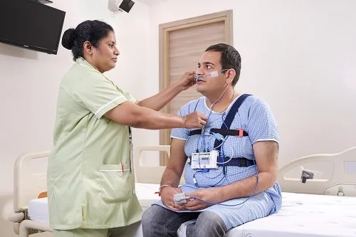 Sleep study lab at THANC Hospital