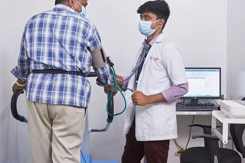 Treadmill and ECG lab at THANC Hospital